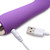 Buy the Platinum Edition Gossip Delight 10-function Rechargeable Silicone G-Spot P-Spot Vibrator in Violet Purple - Curve Novelties