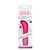 Buy the Platinum Edition Gossip G-Charm 5-function Rechargeable Silicone G-Spot P-Spot Vibrator with Moving Bead in Magenta Pink & Silver - Curve Novelties