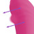 Buy the Platinum Edition Gossip G-Charm 5-function Rechargeable Silicone G-Spot P-Spot Vibrator with Moving Bead in Magenta Pink & Silver - Curve Novelties
