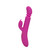 Buy the Shameless Player 11-function Thrusting Rechargeable Slender Silicone Dual Stimulating Rabbit Style G-Spot Vibrator in Purple & Gold - Cal Exotics CalExotics California Exotic Novelties