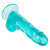 Buy the Size Queen 6 inch Realistic Flexible Dildo with Suction Cup in Transparent Blue Jelly Dong - Cal Exotics CalExotics California Exotic Novelties