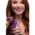 Buy the En Pointe 10-function Rechargeable Pinpoint Teaser with 3 Silicone Attachments Clitoral Stimulating Silicone Vibrator in Purple - XR Brands Inmi