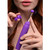 Buy the En Pointe 10-function Rechargeable Pinpoint Teaser with 3 Silicone Attachments Clitoral Stimulating Silicone Vibrator in Purple - XR Brands Inmi