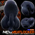 Buy the Stretchy MeatLocker Full Cover Plus+Silicone Male Chastity Device with Faux Piercings in Black Ice - Blue Ox OxBalls