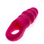 Buy the Invader Plus+Silicone Open Ended Cocksheath Penis Enhancer in Hot Pink Frost - OXBALLS