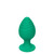Buy the Cheeky Swirled Probe 2-piece Silicone Butt Plug Set in Green Anal Training buttplug backdoor They Them gender neutral fluid non-binary - CalExotics Cal Exotics California Exotic Novelties