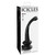 Buy the Icicles #87 Curved 6 inch Hand-blown Glass G-Spot P-Spot Dildo with Silicone Suction Cup in Black Borosilicate Wand Strapon - Pipedream Products