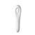 Buy the Dual Pleasure 22-function App Controlled Rechargeable Silicone Air Pulse Clitoral Stimulator & G-Spot Vibrator in White 2 motors Bluetooth Android iOS Smartphone tablet Apple Watch - EIS Satisfyer