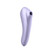 Buy the Dual Pleasure 22-function App Controlled Rechargeable Silicone Air Pulse Clitoral Stimulator & G-Spot Vibrator in Mauve Purple 2 motors Bluetooth Android iOS Smartphone tablet Apple Watch - EIS Satisfyer