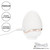 Buy the Empowered Smart Palm Pleasure Goddess 12-function Rechargeable Compact Sucking & Vibrating Stimulator in White and Gold - CalExotics Cal Exotics California Exotic Novelties