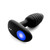 Buy the Lumen App-Controlled Rechargeable Vibrating Velvet Wave Silicone Buttplug with LED Light Bluetooth Interactive - OhMiBod Kiiroo