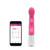 Buy the Nora 10-function App-Controlled Rechargeable Independently Controlled Dual Stimulating Silicone G-Spot Rabbit Vibrator in Pink - Lovense