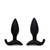 Buy the Hush Medium 1.75 inch wide 7-function App-Controlled Rechargeable Vibrating Silicone Butt Plug in Black - Lovense