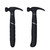 Buy the 20-function Rechargeable Rounded Thrusting Silicone Hammer in Black handheld tool - DNKM Enterprises Australia Love Hamma