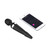 Buy the Domi 2 13-function App-Controlled Rechargeable Silicone Remote Control Mini Wand Vibrator in Black - Lovense