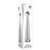 Buy the Tease Me 9-function Rechargeable Aluminum Massager in Silver - Evolved Novelties Adam & Eve