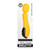 Buy the Buttercup 10-function Rechargeable Silicone Wand Massager with Turbo Boost Stimulator in Yellow & Black - Evolved Novelties