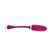 Buy the Eve's Thumping Love Button 7-function Rechargeable Silicone Bullet Vibrator in Maroon - Evolved Novelties Adam & Eve