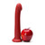 Buy the Harness ready Hook Extra Long Silicone G-Spot/P-Spot Dildo in True Blood Red - Tantus