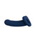 Buy the Merge Collection Banx 8 inch Hollow Sheath g-spot p-spot Curved Silicone Strap-On Harness Dildo in Navy Blue - Sportsheets Inc