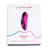 Buy the Ferri 13-function App-Controlled Rechargeable Silicone Magnetic Panty Vibrator Remote Control external stimulator in Pink - Lovense