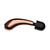 Buy the Lush Callie 10-function Rechargeable Curved Mini Wand Vibrator in Rose Gold & Black Silicone - Blush Novelties