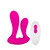 Buy the Dual Entry 9-function Remote Control Rechargeable Silicone Vaginal Anal Stimulating double penetration Vibrator in Pink - Evolved Novelties Adam & Eve