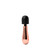Buy the Lush Chloe 10-function Rechargeable Mini Wand Vibrator in Rose Gold & Black Silicone - Blush Novelties