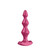 Buy the Lolli Plug 1 12-function Rechargeable Silicone Diamond-shaped Plug Vibe Buttplug Anal in Bordeaux Berry Pink - EIS Satisfyer