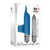 Buy the Blue Silicone Dolphin Finger Sleeve with 3-function Chrome Bullet Vibrator - Evolved Novelties Adam & Eve