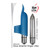 Buy the Blue Silicone Dolphin Finger Sleeve with 3-function Chrome Bullet Vibrator - Evolved Novelties Adam & Eve