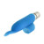 Buy the Blue Silicone Dolphin Finger Sleeve with 3-function Chrome Bullet Vibrator battery included - Evolved Novelties Adam & Eve