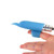Buy the Blue Silicone Dolphin Finger Sleeve with 3-function Chrome Bullet Vibrator battery included - Evolved Novelties Adam & Eve