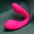 Buy the Dolce aka Quake 7-function Smartphone Bluetooth App-Controlled Wearable Rechargeable Silicone G-Spot & Clitoral Dual Stimulating Couples Vibrator in Pink - Lovense