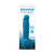 Buy the Colours Pleasures 5 inch 7-function Rechargeable Vibrating Realistic Silicone Dildo with Suction Cup in Blue - NS Novelties