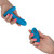 Buy the Thumping Pulsing Pleaser 12-function Rechargeable Remote Control G-Spot Vibrator in Blue - CalExotics