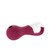 Buy the Lucky Libra 21-function Rechargeable Silicone Air Pulse Stimulator with Vibration and Finger Ring Grip in Wine Red & White - EIS Satisfyer