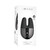 Buy the Le Wand Chrome Collection Double Vibe 21-function Rechargeable Dual Motor Silicone Mini Massager with Textured Sleeve in Black & Black Chrome - COTR, INC B-vibe