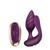 Buy the Cocktail 20-function Remote Control Rechargeable Flexible Silicone Dual Motor Couples Vibe & Anal Plug in Purple & Gold - Rocks Off