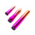 Buy the Aluminum 60SX AMP 12-Function Rechargeable Warming Bullet Vibrator in Ombre Rainbow - NU Sensuelle Novel Creations
