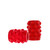 Buy the Regular Bubbles NipSuckers Liquid Platinum Silicone Nipple Suckers in Red - OXBALLS