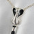 Buy The Breath of Pleasure Men's Silver & Black Enamel Sacred Cobra Penis Chain with Hematite Testicle Pendants - Sylvie Monthule Erotic Jewelry made in France