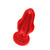 Buy the Airhole Anal Plug 3 Large Finned Squishy Liquid Platinum Silicone Buttplug in Red - OXBALLS