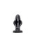 Buy the Airhole Anal Plug 2 Medium Finned Squishy Liquid Platinum Silicone Buttplug in Black - OXBALLS