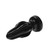 Buy the Airhole Anal Plug 2 Medium Finned Squishy Liquid Platinum Silicone Buttplug in Black - OXBALLS