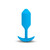 Buy the Vibrating Snug Plug 3 10-function Weighted Large Silicone Butt Plug in Blue - COTR, Inc b-Vibe