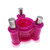 Buy the Heavy Squeeze Weighted BallStretcher with 3 1 oz Stainless Steel Weights in Hot Pink - Blue Ox Designs OXBALLS