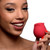 Buy the Bloomgasm Wild Rose 10-function Rechargeable Silicone Flower-shaped Suction Vibrator Clitoral Nipple Stimulating in Red - XR Brands Inmi