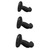 Buy the G Play Trio + Plus 6-function Rechargeable Vibrating Silicone Plug Set in Black - Nexus Range