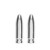 Buy the Ouch! Collection Diamond Tipped Bullet Shaped Magnetic Nipple Clamps 1-Pair in Silver Aluminum - Shots Toys America